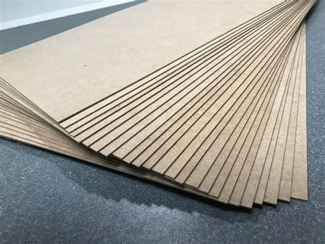 1/16 1.5mm MDF Sheets 12 x 24 25 Pack | Etsy