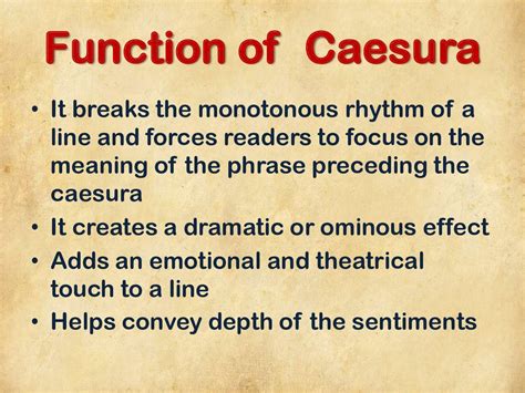 Caesura - online presentation