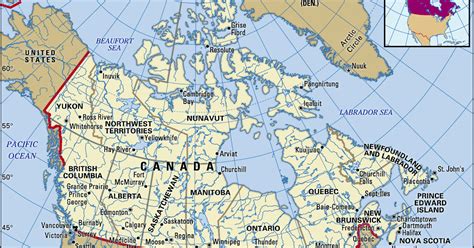 Map Of Canada Border Crossings