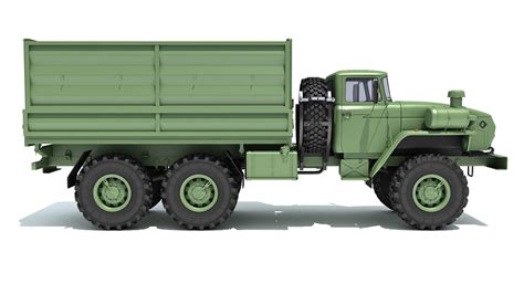 URAL Military Truck Off Road 6x6 3D model - TurboSquid 2157895