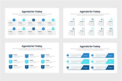 Agenda Infographics Powerpoint Template PPTX Keynote Template Google Slides - Etsy