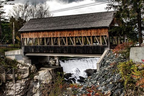 Quechee Covered Bridge Photograph by Garrick Besterwitch - Fine Art America