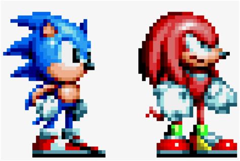 Sonic And Knuckles - Sonic Mania Sonic Sprite - Free Transparent PNG ...