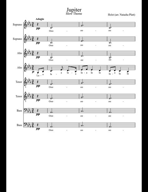 Jupiter sheet music download free in PDF or MIDI