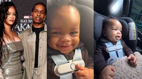 Rihanna and ASAP Rocky unveil their son's face (Video)