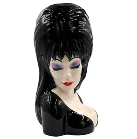 Elvira Portrait Ceramic Vase | Kreepsville 666 | RebelsMarket
