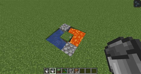 Double cobblestone generator : r/Minecraft