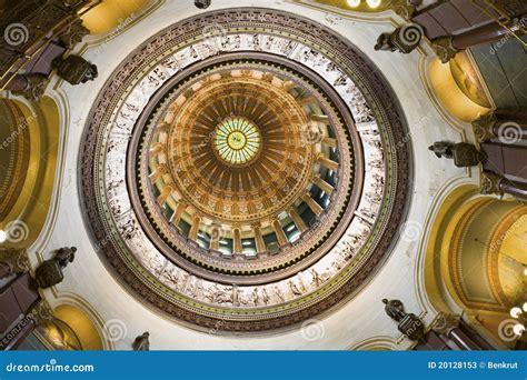 Springfield, Illinois - Inside of State Capitol Stock Image - Image of ...