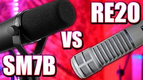 Shure SM7B VS ElectroVoice RE20 Broadcast Microphone Comparison for ...