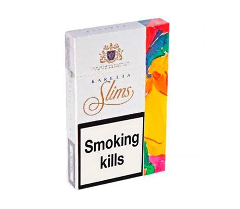 Karelia Slims for long-lasting smoothness in smoking.