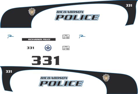 1/64 Richardson, Texas Police Department – JNS DECALS