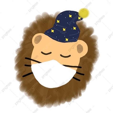 Animated Lion PNG Image, Lion Animal Cartoon, Cartoon, Animal, Pandemic PNG Image For Free Download