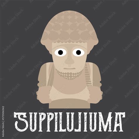 Vector statue of King Suppiluliuma of the Hittite Empire Stock Vector | Adobe Stock