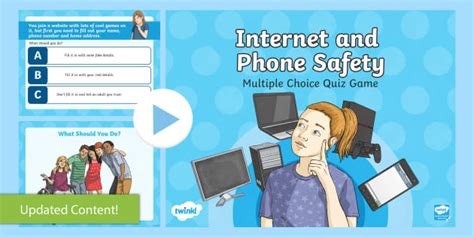 Internet Safety Quiz For Children - Teaching Resources