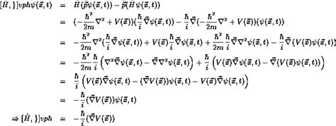 Proof of Ehrenfest's Theorem