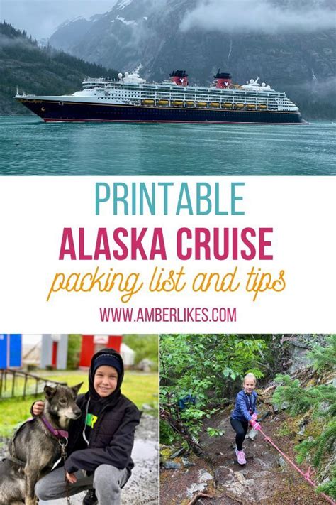 Get a free printable Alaska cruise packing list for families, kids, and parents. Tips on weather ...