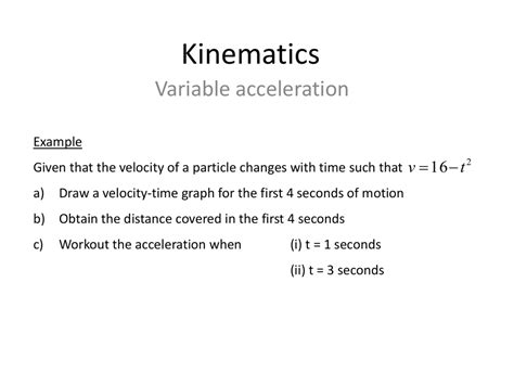 Kinematics