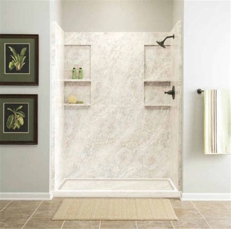 cultured marble shower - Google Search Upstairs Bathrooms, Bathroom ...