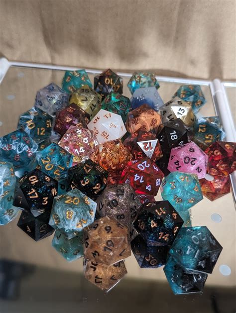 Random D20 Dice, Set of 3 - Etsy