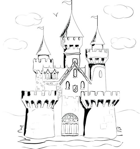 Fairy Castle Drawing at GetDrawings | Free download