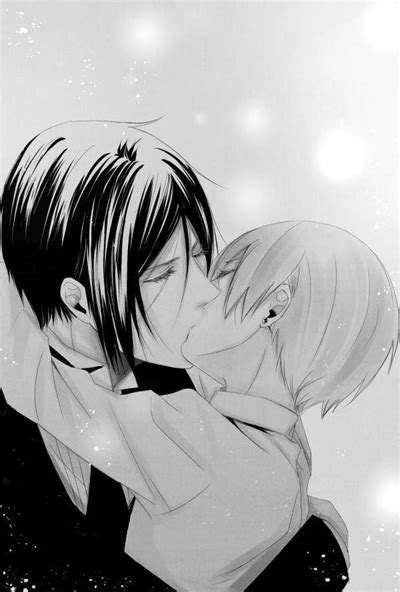 Ciel And Sebastian Kiss