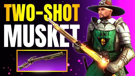 New World Musket TWO-SHOT Sniper Open Beta Build PVP - YouTube