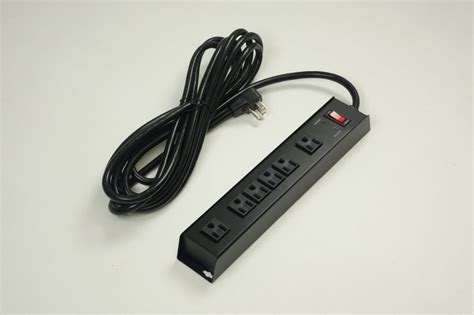 Mountable Power Strip Surge Protector with 6 outlets, ED-SURGE-615