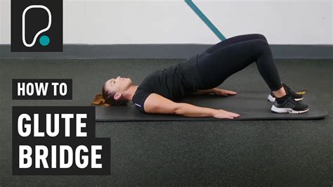 How To Do A Glute Bridge - YouTube