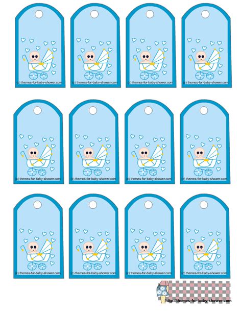 Free Printable Baby Shower Gift Tags Template - New Baby Gift Tags ...