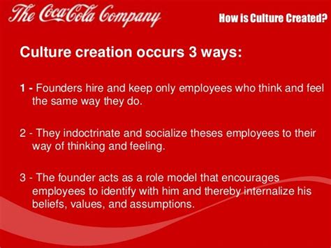 Coca Cola Organizational Culture