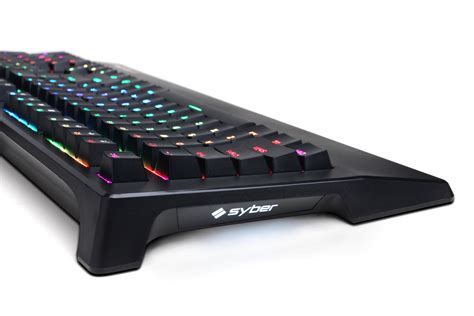 CyberPowerPC Syber K1 RGB Kontact Red Linear Switches Mechanical Gaming Keyboard