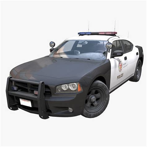 3D model American police car VR / AR / low-poly | CGTrader