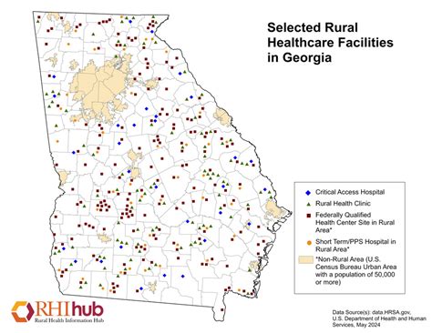 Hospitals In Georgia Map