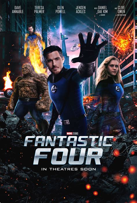 Fantastic Four MCU Poster | Fantastic four, Fantastic four movie, Marvel couples