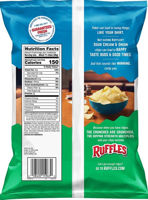 Ruffles Sour Cream & Onion 8.5 oz | Shipt