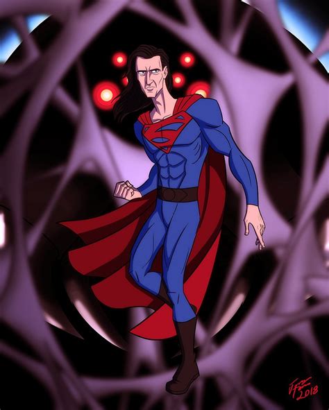 Nicolas Cage Superman Concept Art