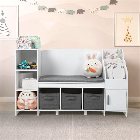 Kids Bookshelf with Reading Nook - Bed Bath & Beyond - 39888017