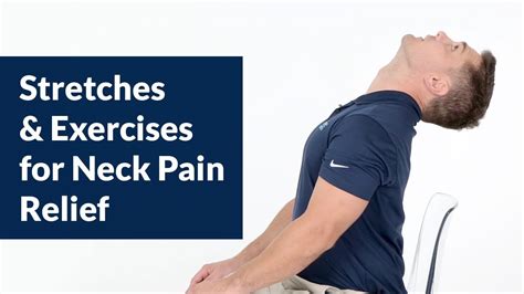 Stretches & Exercises for Neck Pain Relief - YouTube