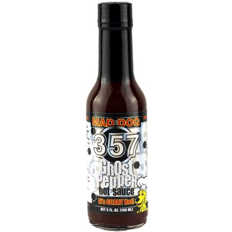 Mad Dog 357 Ghost Pepper Hot Sauce 1 - 5oz Bottle | THURO