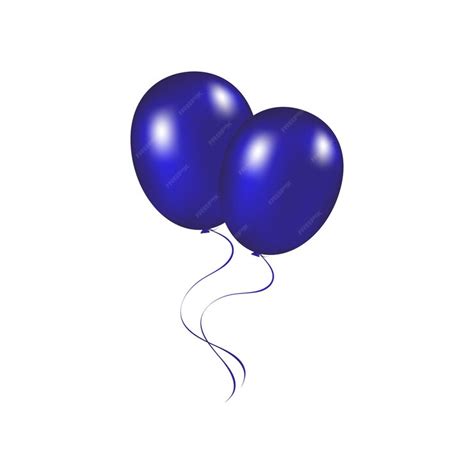 Premium Vector | Balloons on a white background vector illustration