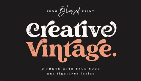 creative vintage regular font free download - DaFont File