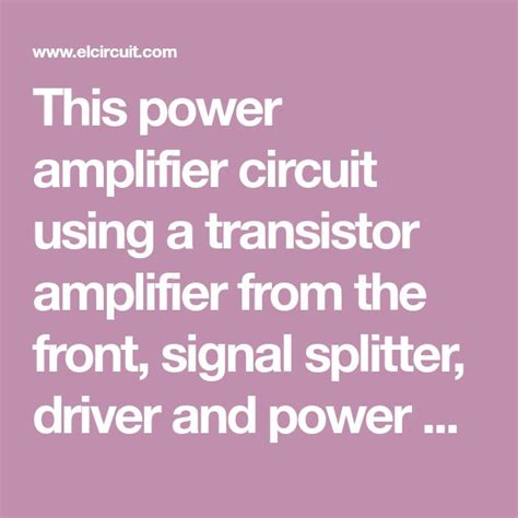 3000W Stereo Power Amplifier Circuit | Power amplifiers, Amplifier, Circuit