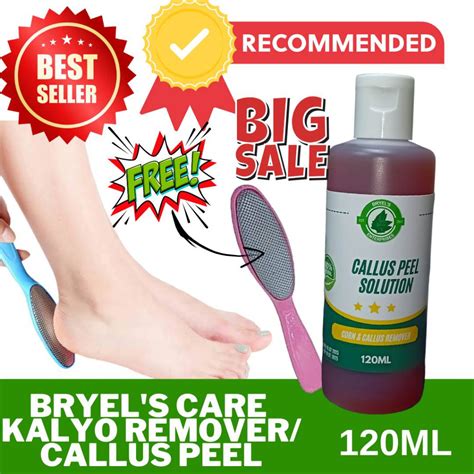 120ML CALLUS REMOVER SET/CALLUS PEEL REMOVER/PANTANGGAL KALYO/KALYO ...