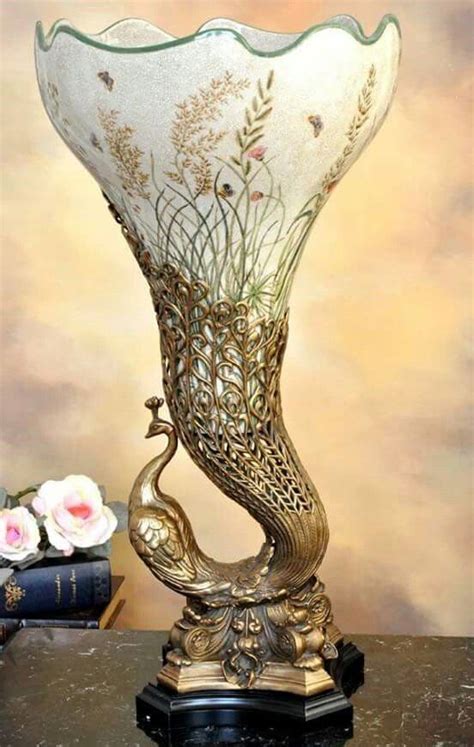 Art Nouveau Peacock Antique Vase | Art nouveau, Art nouveau design, Art deco