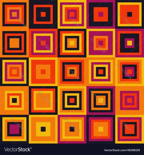 Colorful squares seamless pattern Royalty Free Vector Image