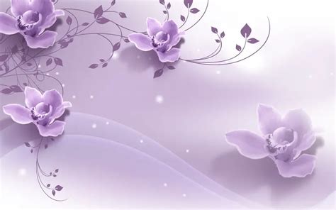 Real Purple Flower Background