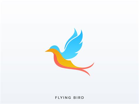 Flying Bird Logo by Crosslife on Dribbble