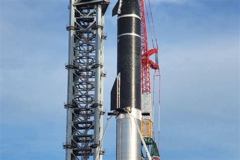 Starship Completes Stacking Giant Starship Stages For Orbital Flight | Observer