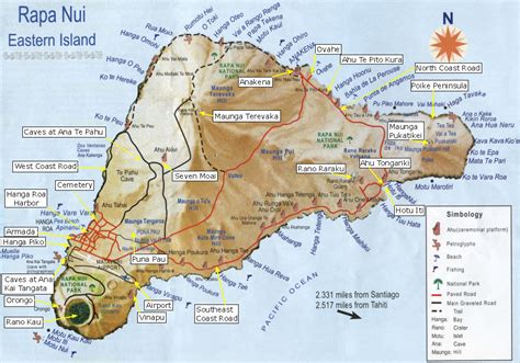 Easter Island Tours Map