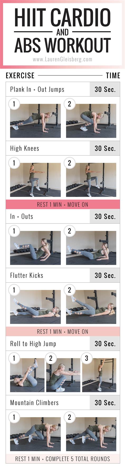 Fitmas Challenge: HIIT Cardio + Abs (W4D4) - Lauren Gleisberg